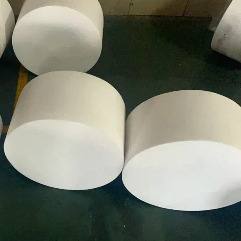 PTFE White Vrigin Natural Round Rod 10mm to 350mm Diameters