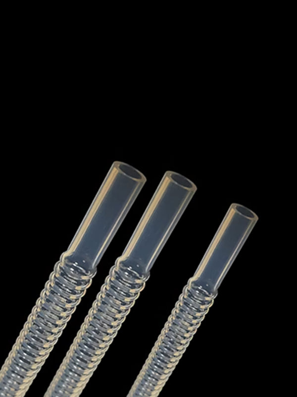 PFA (Perfluoroalkoxy Alkane) Corrugated Tubing PFA Telescopic Bellows PFA Spiral Coiled Tube