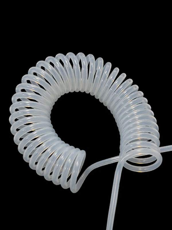 PFA (Perfluoroalkoxy Alkane) Corrugated Tubing PFA Telescopic Bellows PFA Spiral Coiled Tube