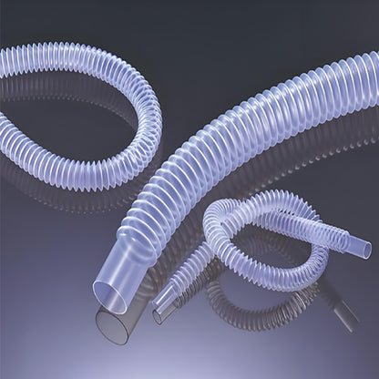 PFA (Perfluoroalkoxy Alkane) Corrugated Tubing PFA Telescopic Bellows PFA Spiral Coiled Tube
