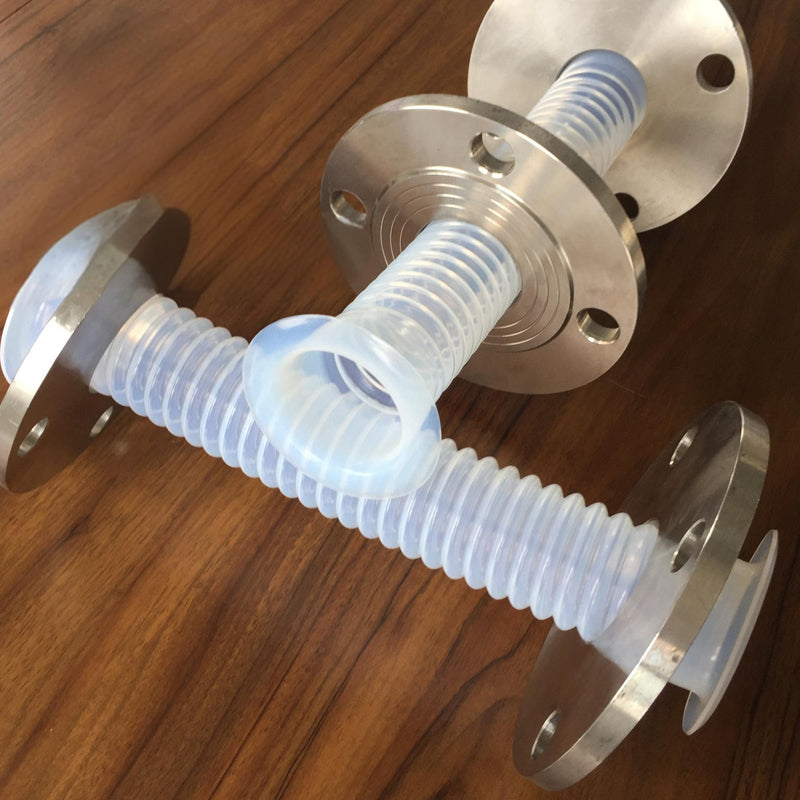 PFA (Perfluoroalkoxy Alkane) Corrugated Tubing PFA Telescopic Bellows PFA Spiral Coiled Tube