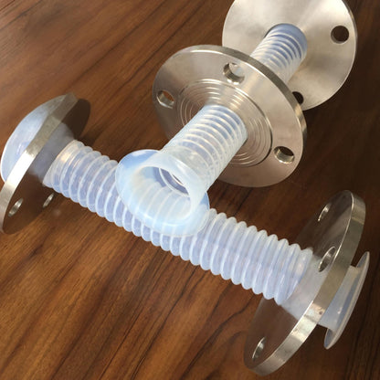 PFA (Perfluoroalkoxy Alkane) Corrugated Tubing PFA Telescopic Bellows PFA Spiral Coiled Tube