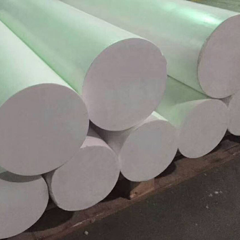 PTFE White Vrigin Natural Round Rod 10mm to 350mm Diameters